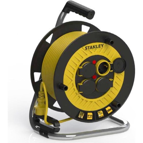 STANLEY ST-E SERISI 3*1,5 MM 40 MT MAKARALI UZATMA KABLO IP20 - SARI